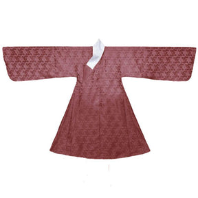 chinese men's hanfu red daopao robe wedding attire - Jianxi Hanfu