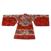ming dynasty fashion women's hanfu red imperial dragon robe wedding attire - Jianxi Hanfu