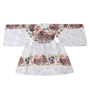 ming dynasty fashion men's hanfu white imperial dragon robe wedding attire - Jianxi Hanfu
