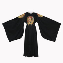 ming dynasty men's hanfu imperial dragon robe black robe  - Jianxi Hanfu