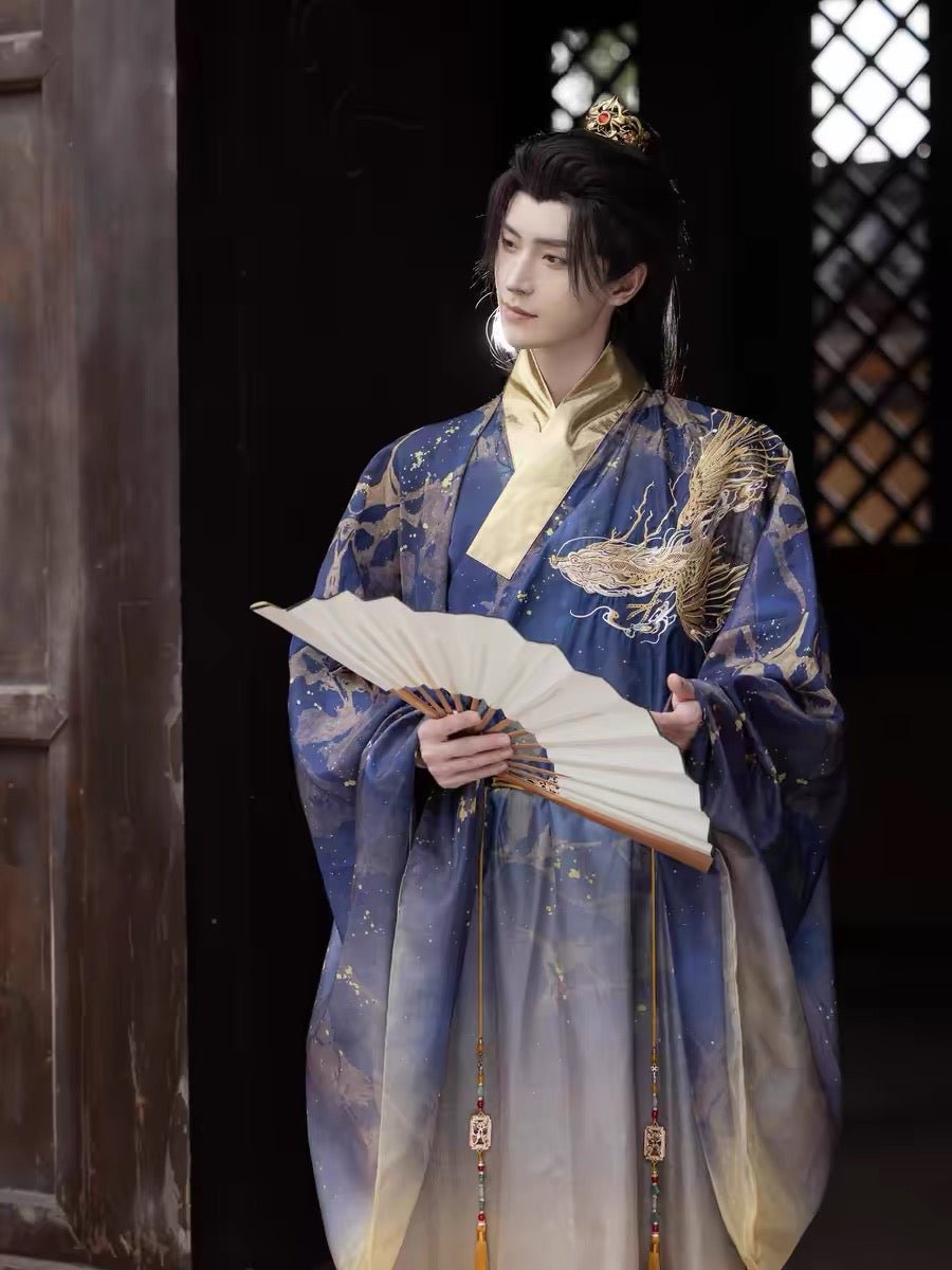 Ming Dynasty Men's Hanfu Long Yin - Jianxi Hanfu