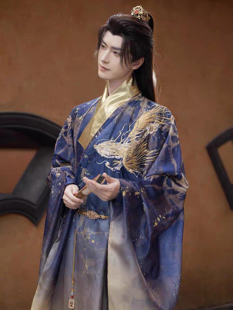 Ming Dynasty Men's Hanfu Long Yin - Jianxi Hanfu