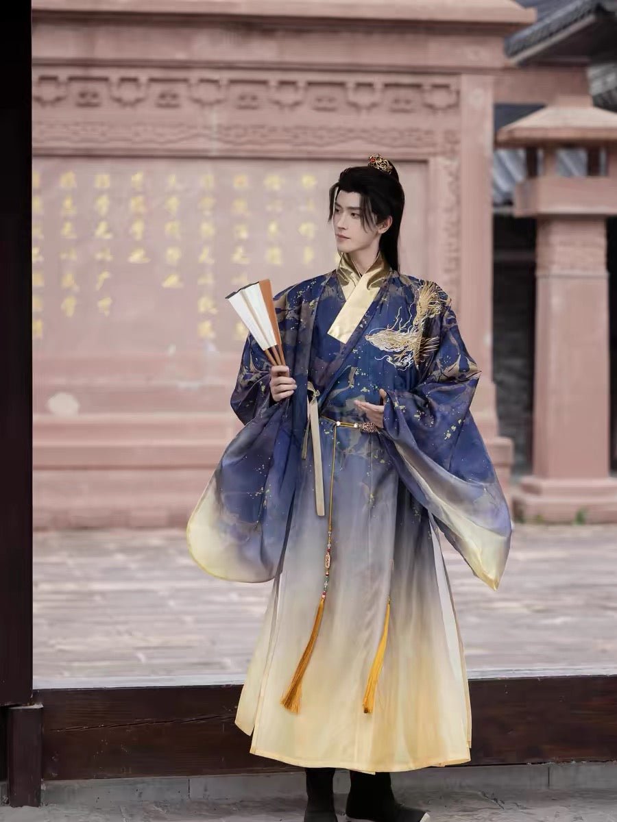 Ming Dynasty Men's Hanfu Long Yin - Jianxi Hanfu