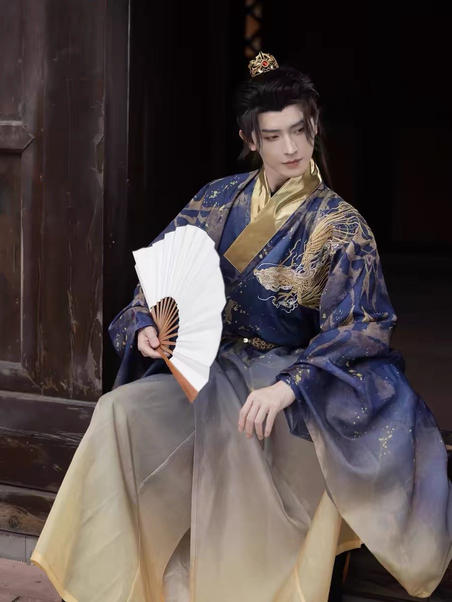 Ming Dynasty Men's Hanfu Long Yin - Jianxi Hanfu