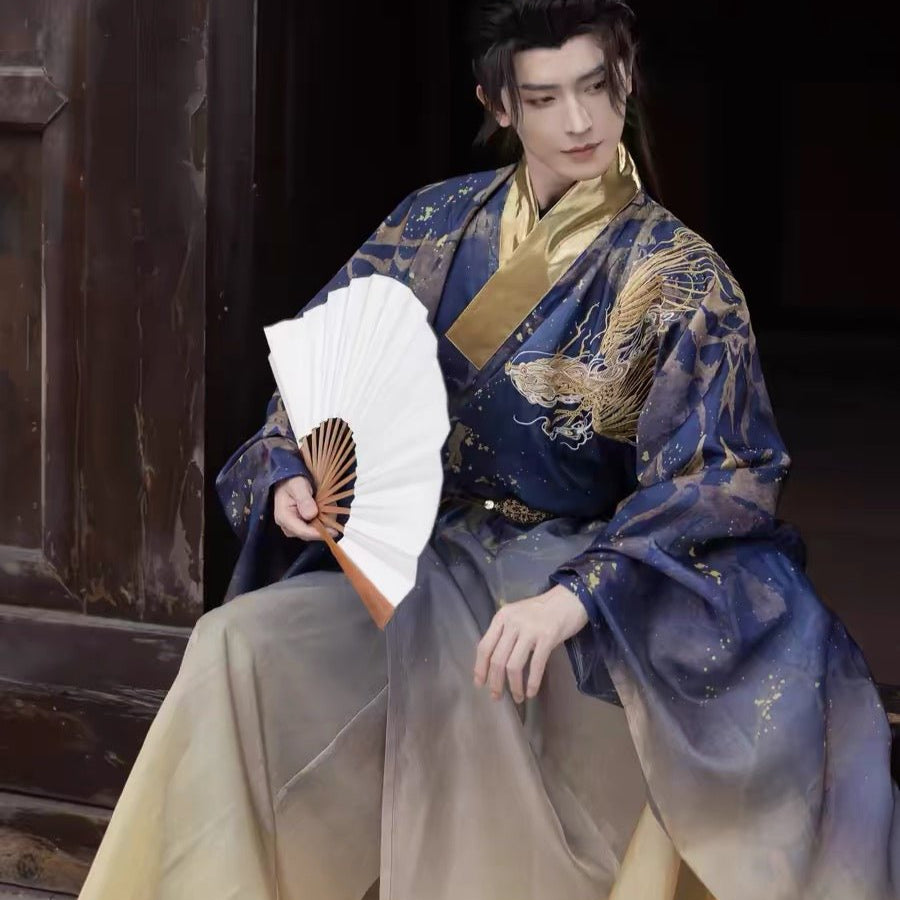 Ming Dynasty Men's Hanfu Long Yin - Jianxi Hanfu
