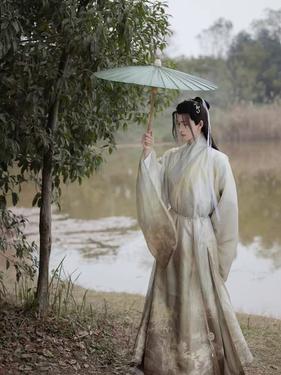 Ming Dynasty Men's Hanfu Qing Feng - Jianxi Hanfu