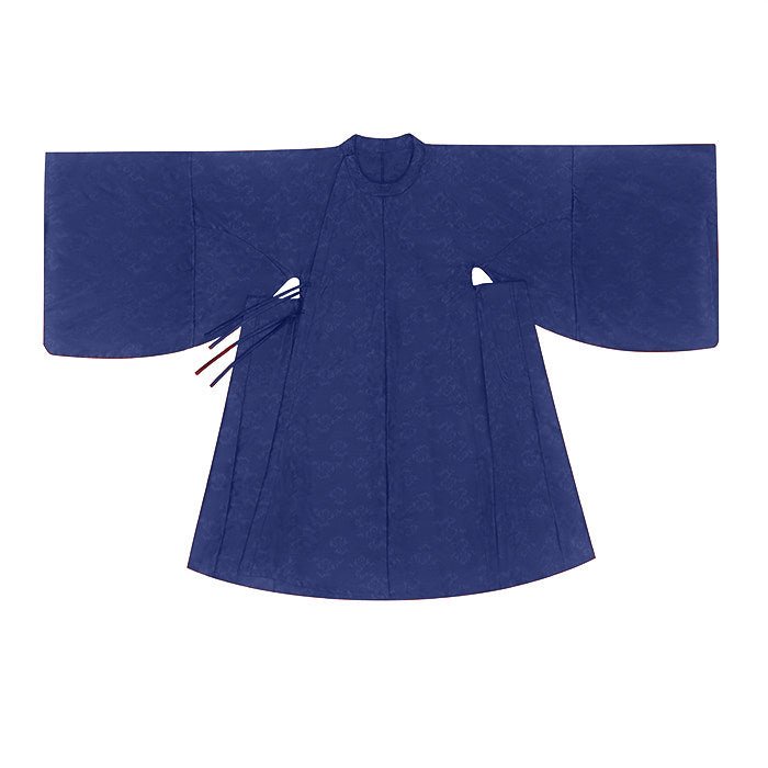 chinese ming dynasty blue hanfu robe official clothes - Jianxi Hanfu