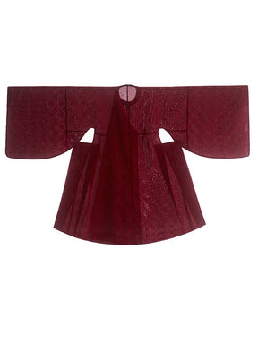 chinese style ming dynasty men's hanfu red robe - Jianxi Hanfu