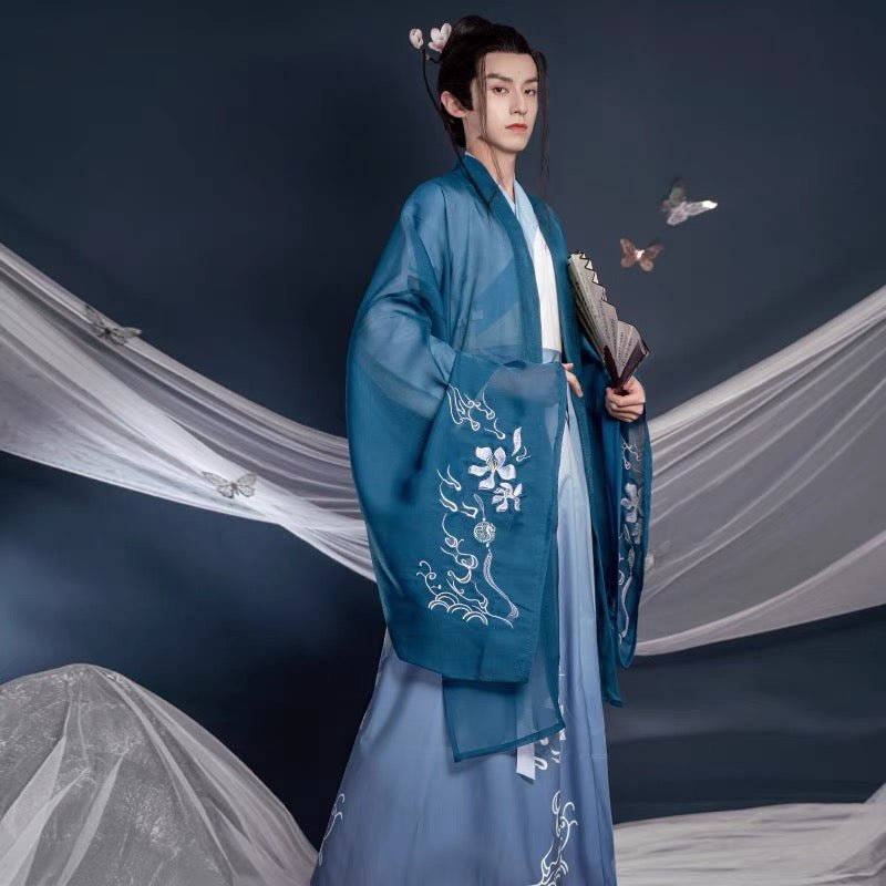 Ming Dynasty Men's Hanfu Zui Xiao Yao - Jianxi Hanfu