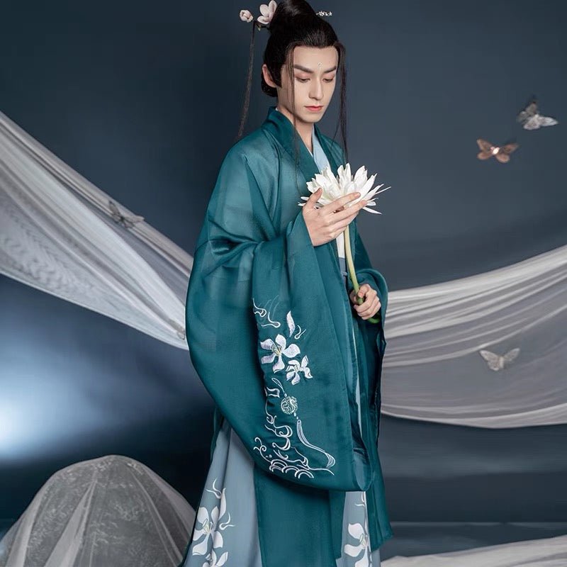 Ming Dynasty Men's Hanfu Zui Xiao Yao - Jianxi Hanfu