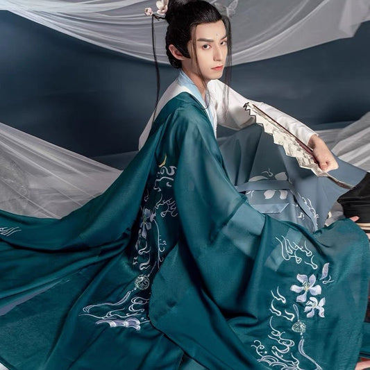 Ming Dynasty Men's Hanfu Zui Xiao Yao - Jianxi Hanfu