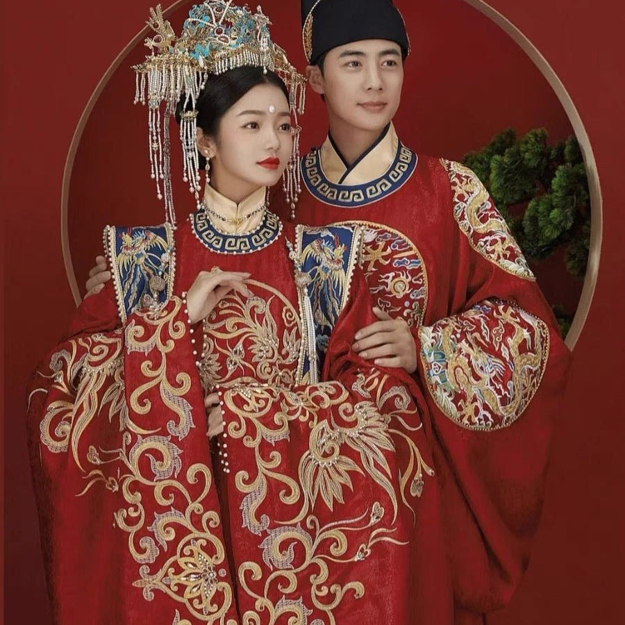 Ming Dynasty Wedding Attire - Jianxi Hanfu