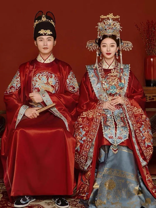 Ming Dynasty Wedding Dress - Jianxi Hanfu