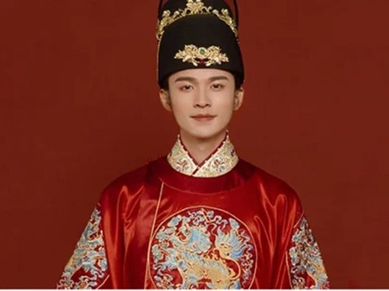 Ming Dynasty Wedding Dress Fengguan Xiapei - Jianxi Hanfu