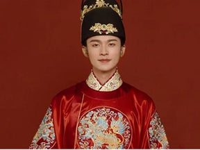 Ming Dynasty Wedding Dress Fengguan Xiapei - Jianxi Hanfu