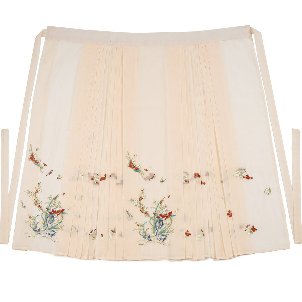 chinese women's plus size hanfu clothes yellow mamian skirt - Jianxi Hanfu
