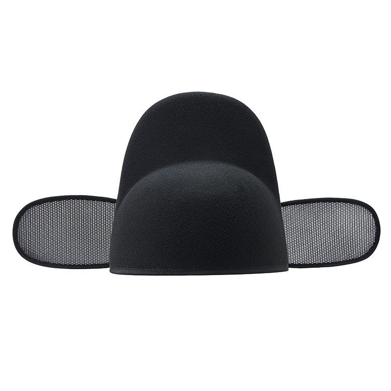 chinese ming dynasty fashion men's hanfu hat black official wusha cap - Jianxi Hanfu