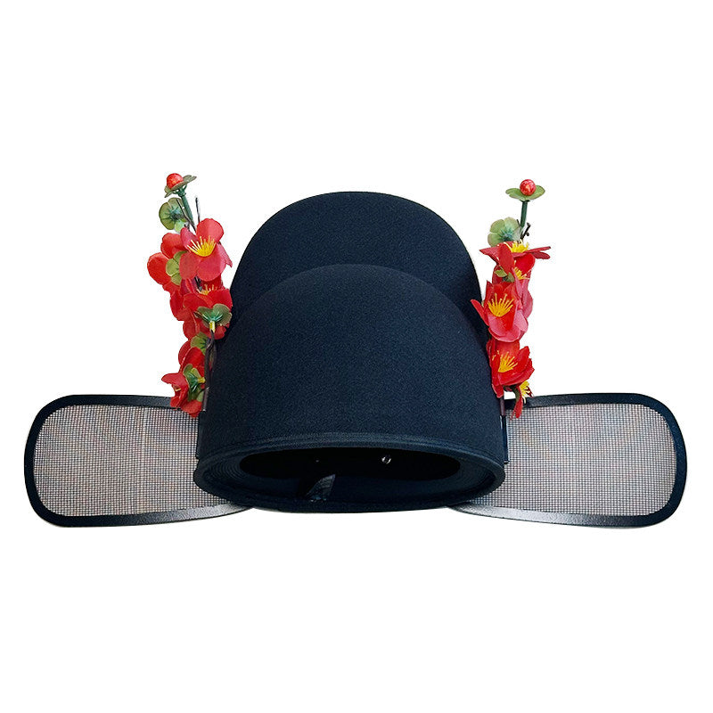 chinese style men's black wushamao official hat - Jianxi Hanfu
