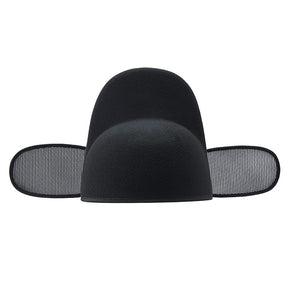 chinese ming dynasty fashion men's hanfu hat black official wusha cap - Jianxi Hanfu
