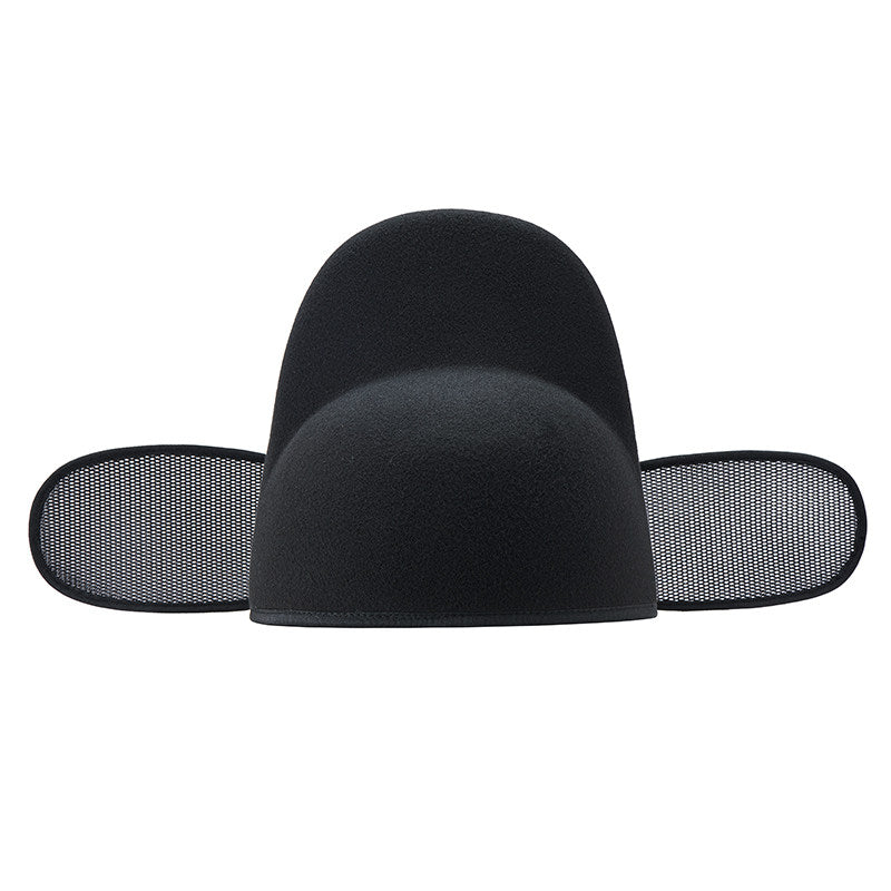 chinese ming dynasty fashion men's hanfu hat black official wusha cap - Jianxi Hanfu