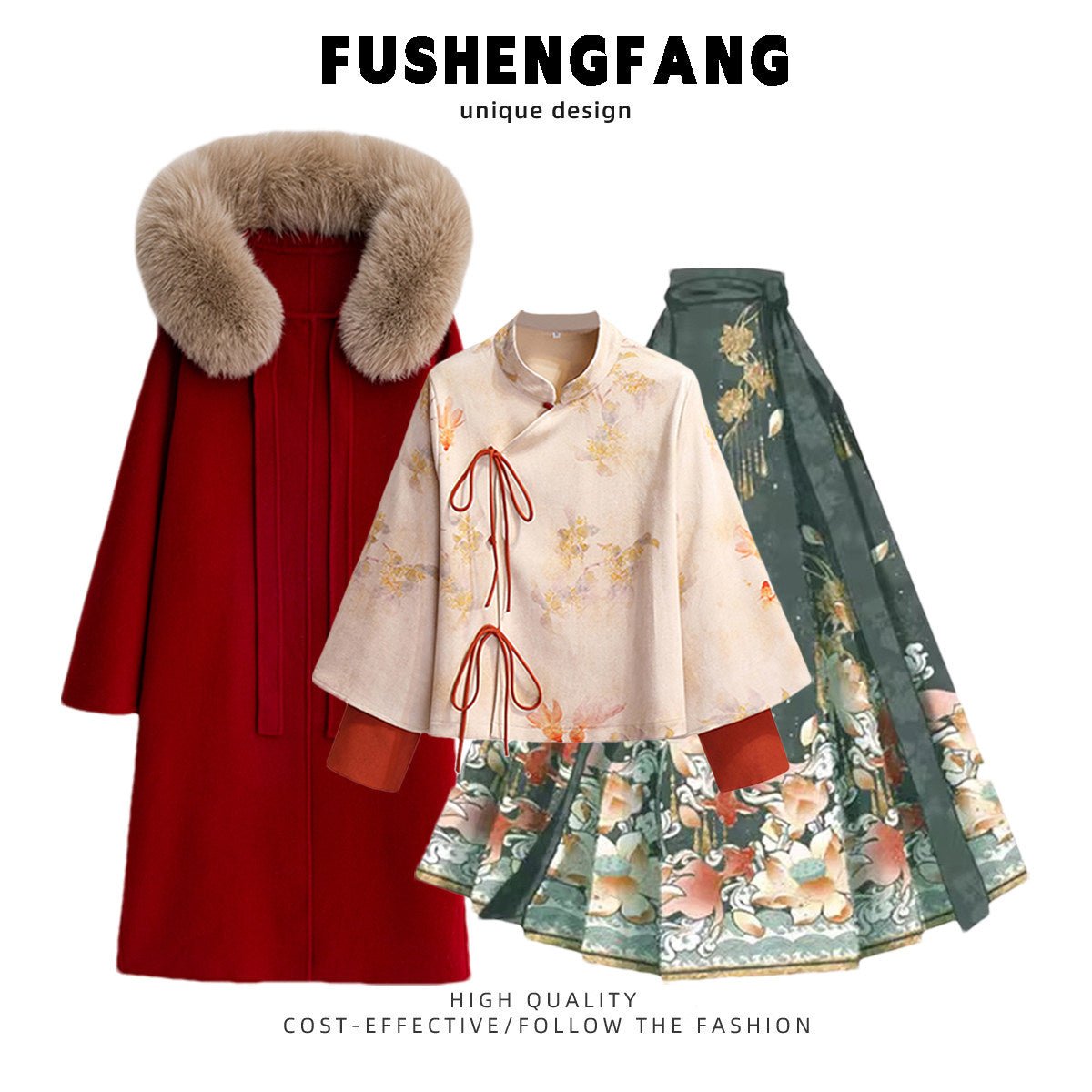 Modern Chinese Hanfu Elegant Mamian Skirt - Jianxi Hanfu