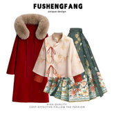 Modern Chinese Hanfu Elegant Mamian Skirt - Jianxi Hanfu