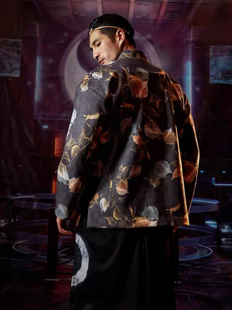 Male Hanfu Tang Dynasty Modern Hanfu Tang Suit-Jianxi Hanfu