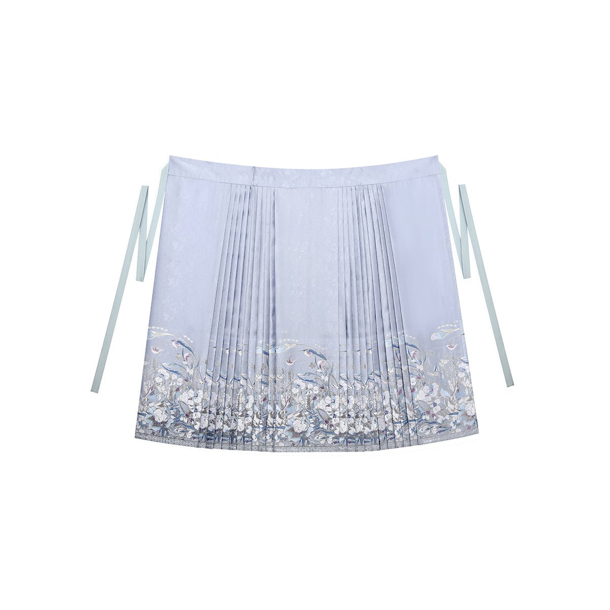 blue duijin Shirt mamianqun chinese girls dress -Jianxi Hanfu