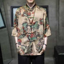 tang suit men's summer clothes hanfu male-Jianxi Hanfu