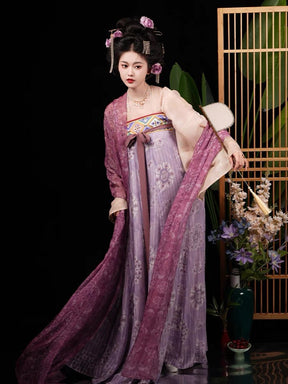 mulberry qixiong ruqun girls dress women hanfu-Jianxi Hanfu