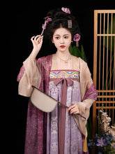 purple qixiong ruqun girls dress hanfu-Jianxi Hanfu