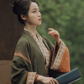 green duijin ru shirt northern wei dynasty clothing - Jianxi Hanfu