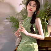New Sleeveless Qipao Cheongsam - Jianxi Hanfu