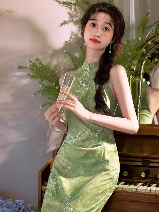 New Sleeveless Qipao Cheongsam - Jianxi Hanfu