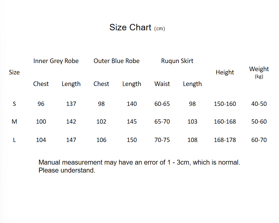 chinese style women's hanfu robe dress  pibo- Jianxi Hanfu