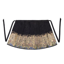 new chinese style women's black mamian skirt - Jianxi Hanfu