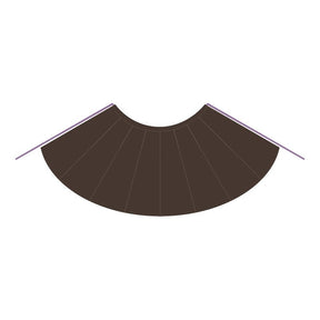 northern wei dynasty clothing rbrown ruqun panel skirt - Jianxi Hanfu