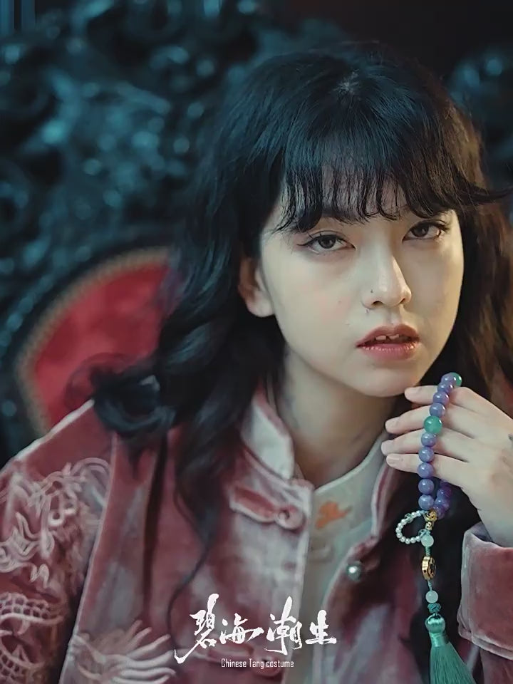 tang suit dragon new chinese style cloth-Jianxi Hanfu