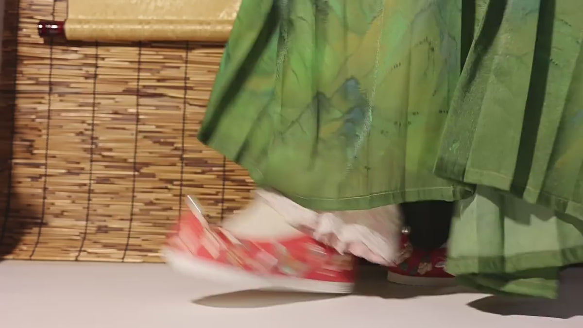wedding shoes red chinese shoes-Jianxi Hanfu