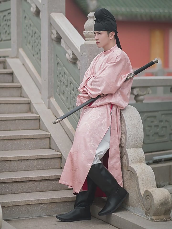 Black Hanfu Boots Tang Dynasty Women's Boots Male Boots