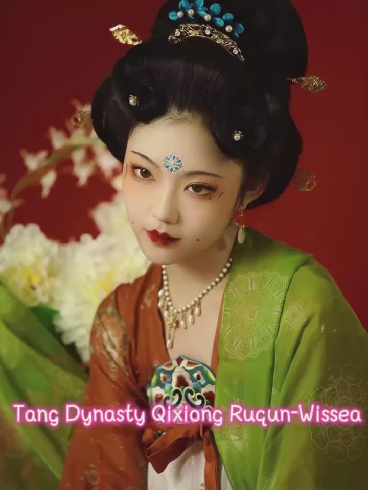 qixiong ruqun summer dress girls hanfu-Jianxi Hanfu