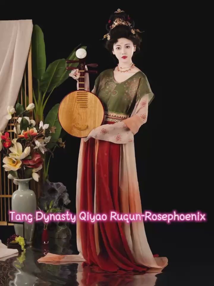 qiyao ruqun tang dynasty girls summer dress-Jianxi Hnfu