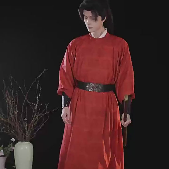 Chinese male hanfu tang dynasty clothes men's hanfu rope Chinese costume men's clothes - Jianxi Hanfu