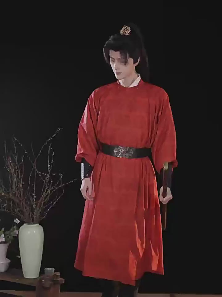 Chinese male hanfu tang dynasty clothes men's hanfu robe Chinese costume men's clothes - Jianxi Hanfu