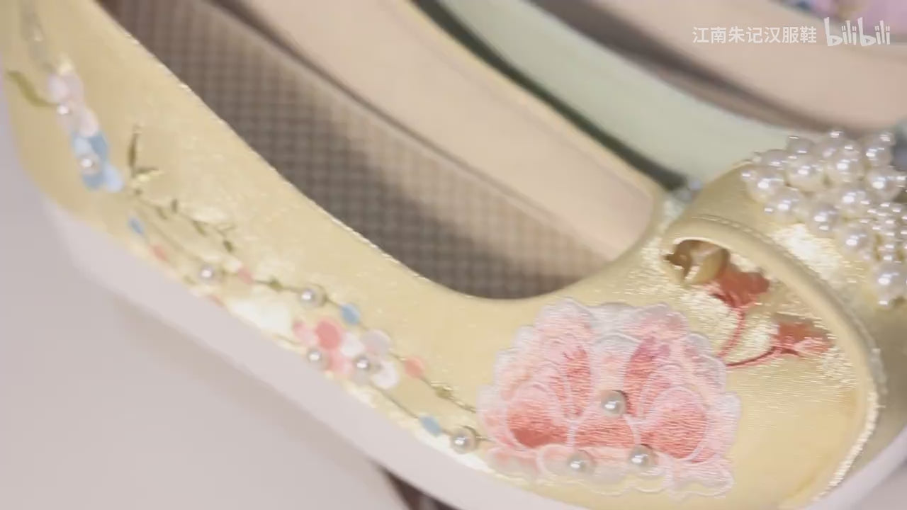 hanfu shoes tang dynasty shoes-Jianxi Hanfu