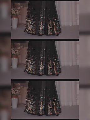 chinese hanfu ming dynasy horse face skirt-Jianxi Hanfu