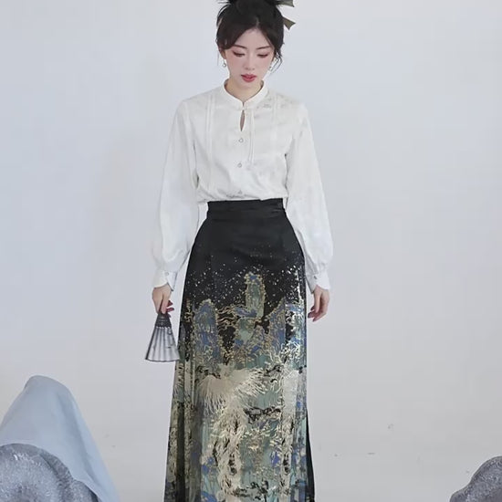 chinese hanfu ming dynasy hanfu women hanfu ming clothes-Jianxi Hanfu