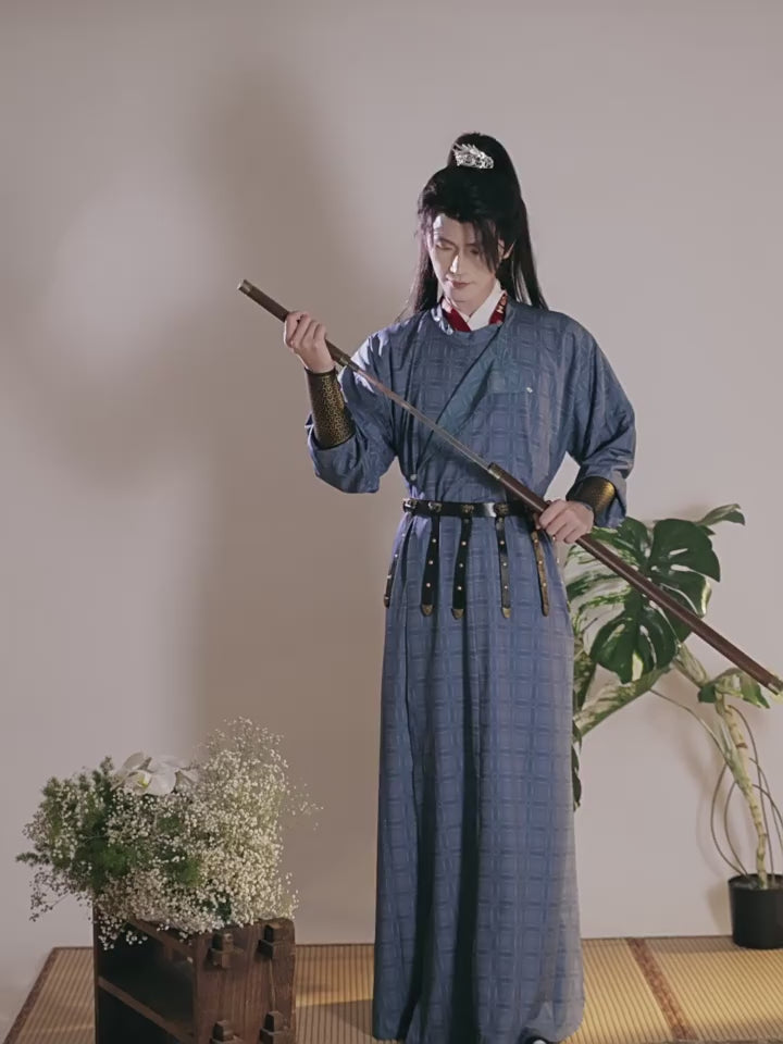 Chinese male hanfu tang dynasty clothes men's hanfu robe Chinese costume men's clothes - Jianxi Hanfu