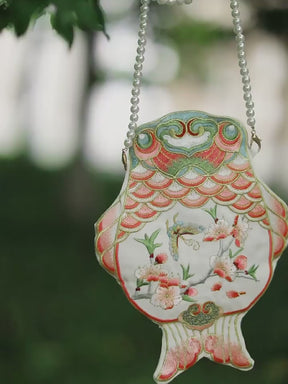 chinese purse girls' bag hanfu purse gold fish-Jianxi Hanfu