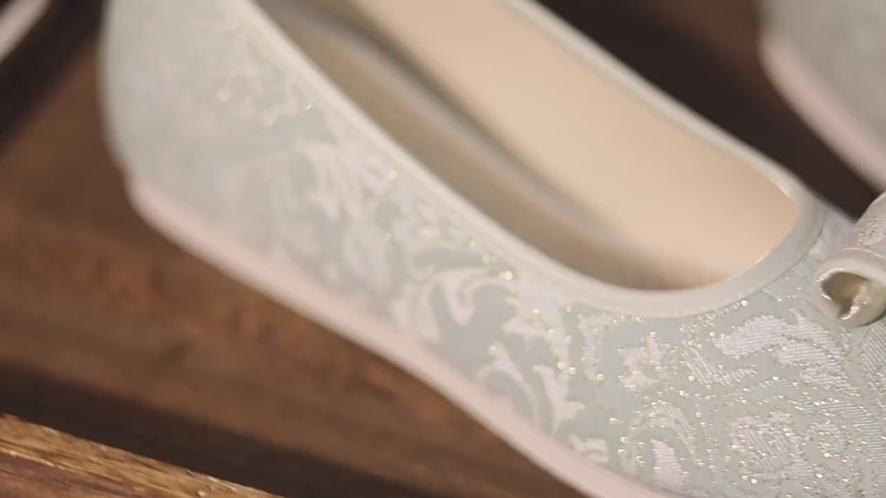 green hanfu shoes chinese shoes-Jianxi Hanfu